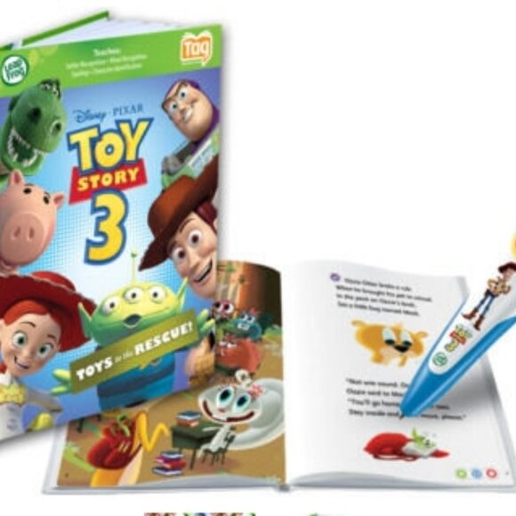 Leapfrog Tag Special Edition Toy Story 3 Reader with Story Book🆕📦⌚🏃🏻💨⚡🚚] - Picture 2 of 8
